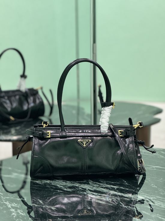 Prada SoftLux Leather Detachable Shoulder Strap Bag 1BA426