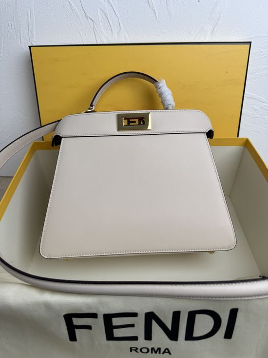 Fendi Peekaboo ISeeU Medium Leather Handbag 8019