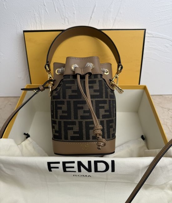 Fendi Mon Tresor Light Blue Leather Mini Bag 226