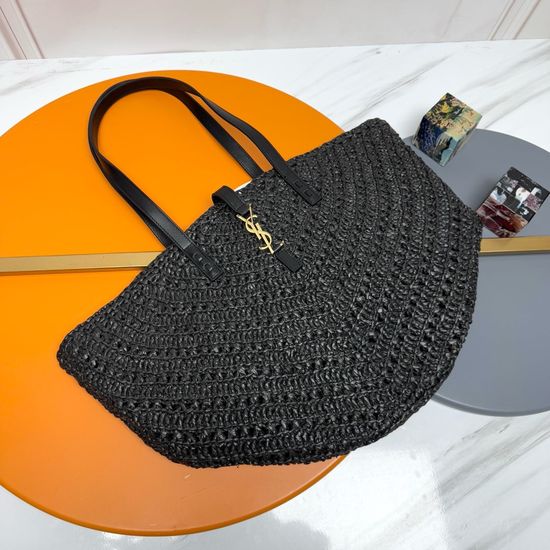 Yves Saint Laurent PANIER Woven Tote Bag 688221