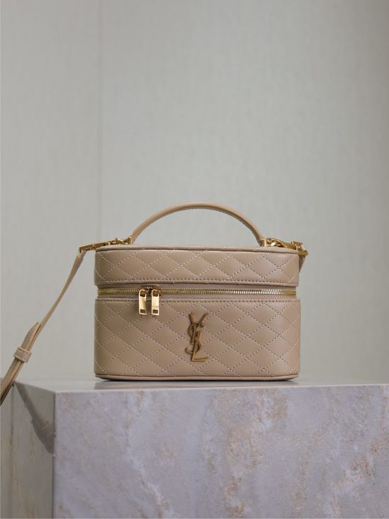 Yves Saint Laurent GABY MINI Box Bag Quilted Lambskin 766731