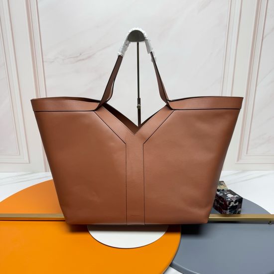 Yves Saint Laurent Y Monogram Leather Tote Bag 817602