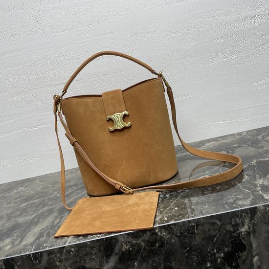 Celine Louise Medium Suede Leather Handbag 116613