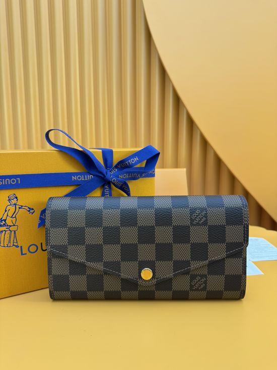 Louis Vuitton Sarah Damier Ebene Wallet N63209