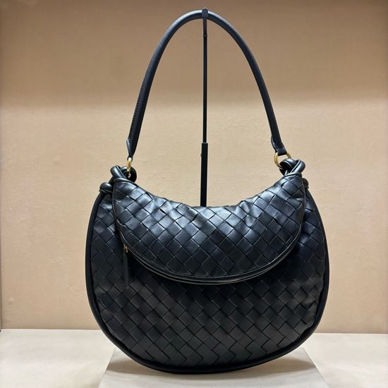 Bottega Veneta Gemelli Woven Leather Shoulder Bag 3626