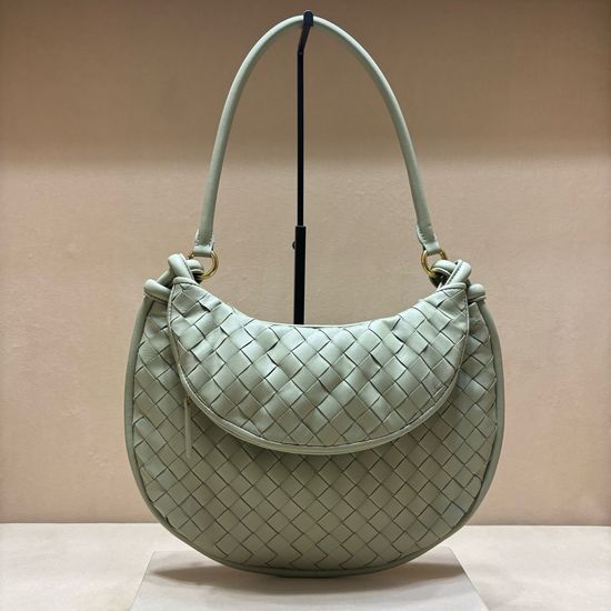 Bottega Veneta Gemelli Woven Leather Shoulder Bag 3626