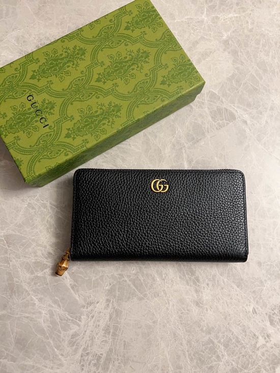 Gucci GG Marmont Leather Long Wallet 739499