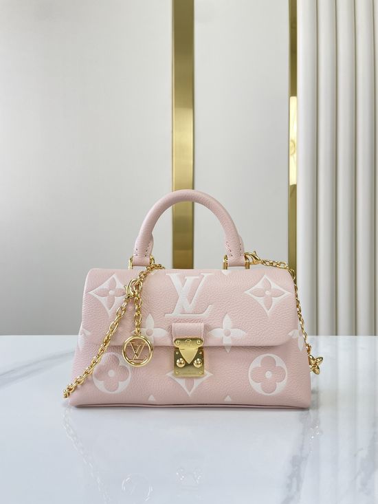 Louis Vuitton NANO MADELEINE Leather Chain Crossbody Bag M13796