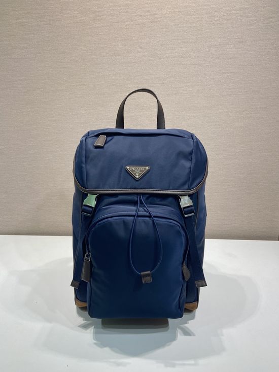 Prada Backpack Suede Leather Nylon 2VZ135A