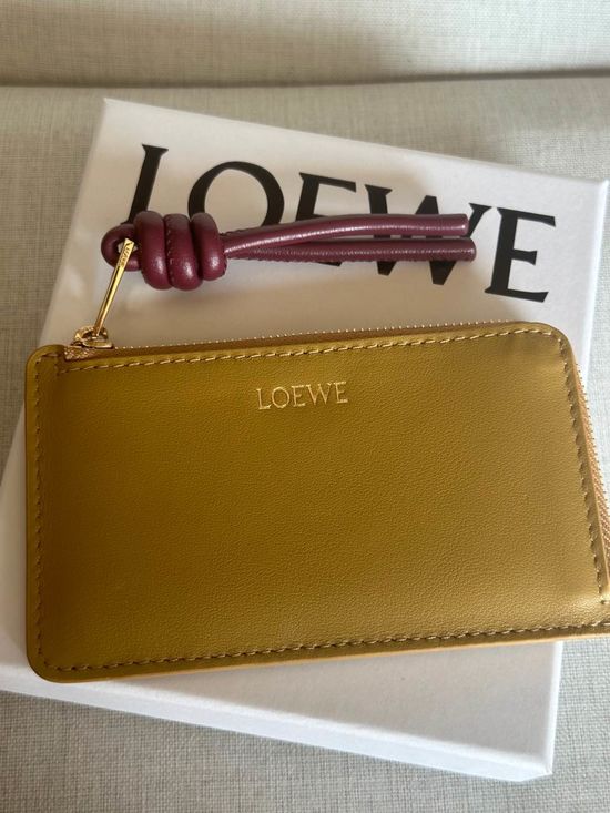 Loewe Desert Yellow Card Holder A05