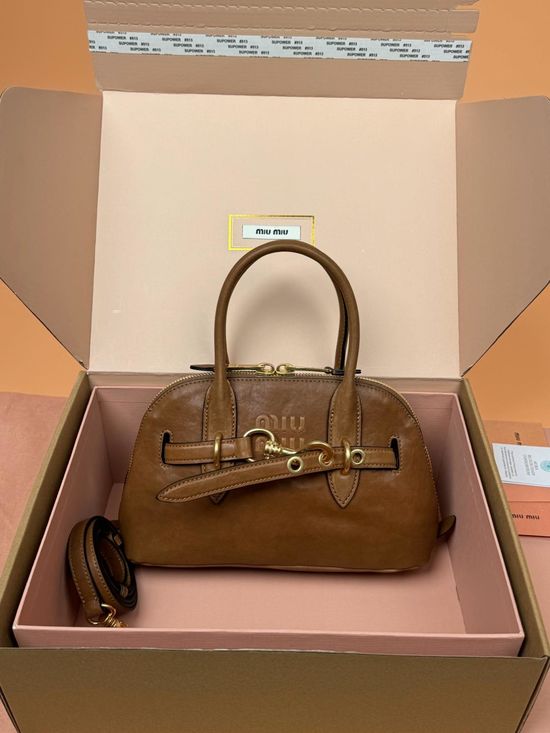 Miu Miu Aventure Nappa Leather Handbag 5BB169