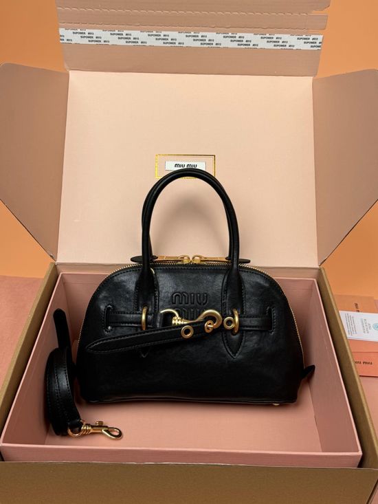 Miu Miu Aventure Nappa Leather Satchel 5BB169