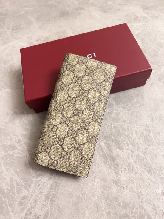 Gucci GG Emblem Pattern Long Wallet 821213