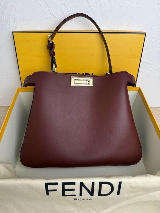 Fendi Peekaboo Soft Calfskin Handbag 8877