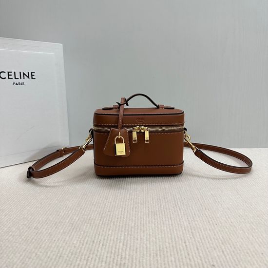 Celine Vanity Natural Cowhide Cosmetic Bag 119463