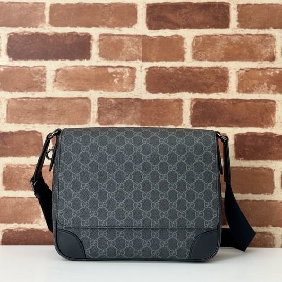 Gucci Original Leather Black Rubber Tote Bag 821154