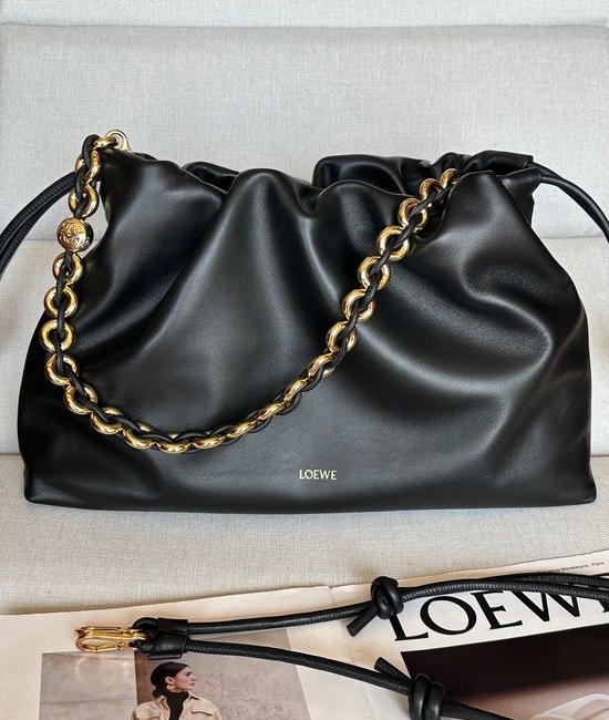 Loewe Flamenco Purse Napa Leather Knotted Bag 1776