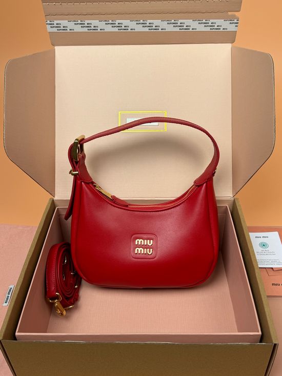 Miu Miu Nappa Leather Crescent Bag 5BP161