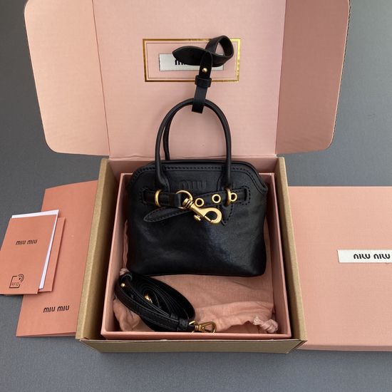 Miu Miu Nappa Leather Crossbody Charm 5BG037