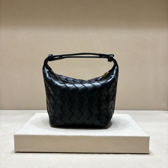 Bottega Veneta Mini Woven Lunch Shoulder Bag 3002