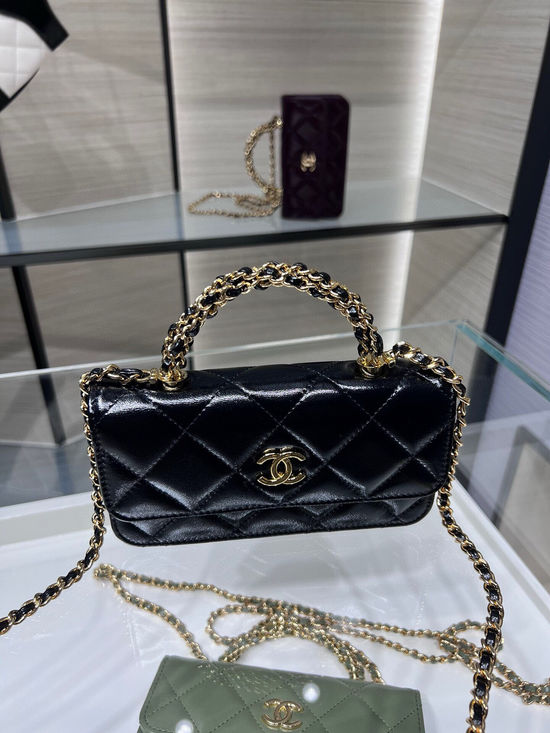 Chanel Leather Twist Handle Chain Bag AP4167Y