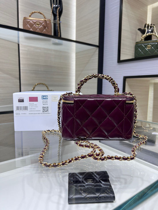 Chanel Chain Box Bag Cross Handle AP4168Y