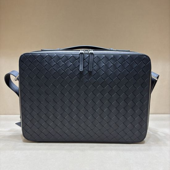Bottega Veneta Woven Leather Briefcase 31105