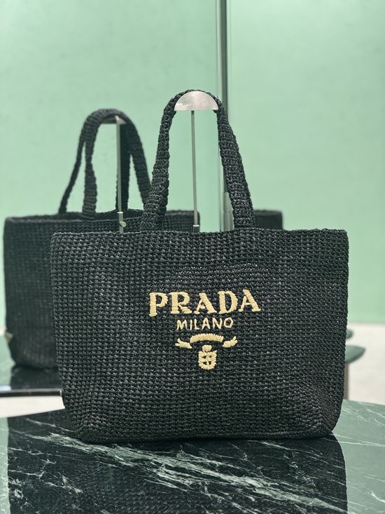 Prada Woven Tote Bag Large 1BG392