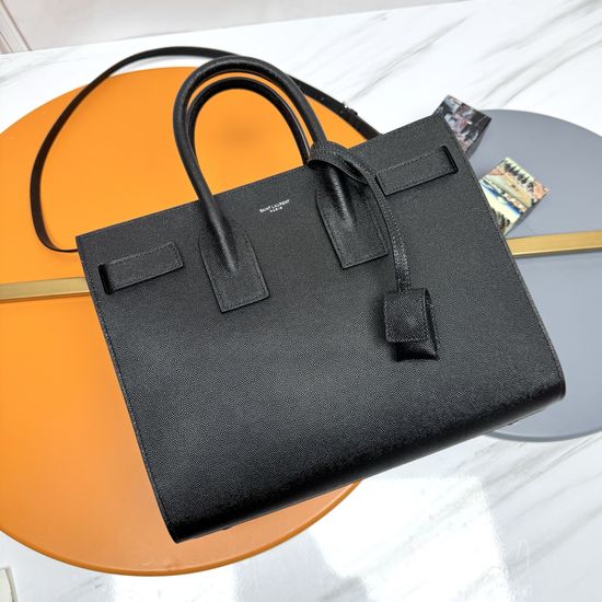 Yves Saint Laurent Sac de Jour Textured Organ Bag 378299Zx
