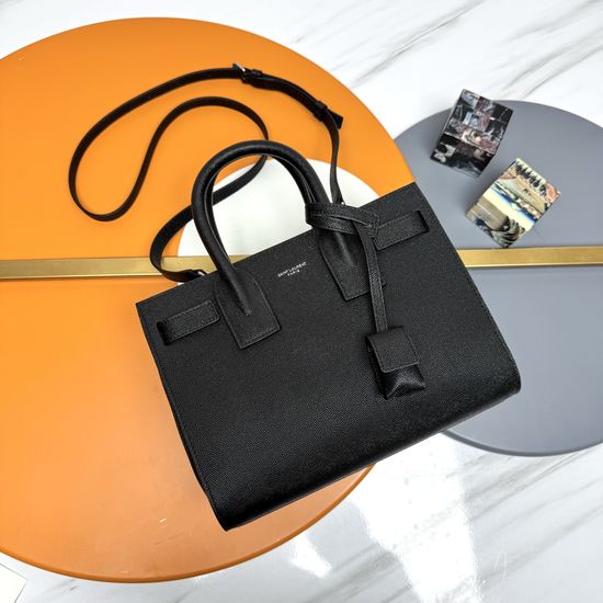 Yves Saint Laurent Sac de Jour Baby Grainy Bag 392035.Zx