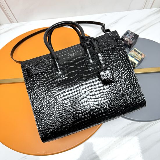 Yves Saint Laurent Sac De Jour Croc Bag 378299Zx