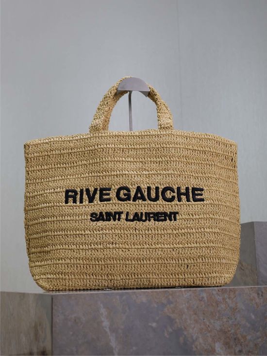 Yves Saint Laurent RIVE GAUCHE Woven Tote 688864