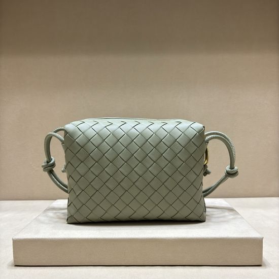 Bottega Veneta Woven Small Square Leather Bag 3001S