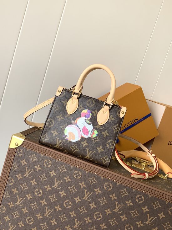 Louis Vuitton OnTheGo Panda Print Handbag M13668