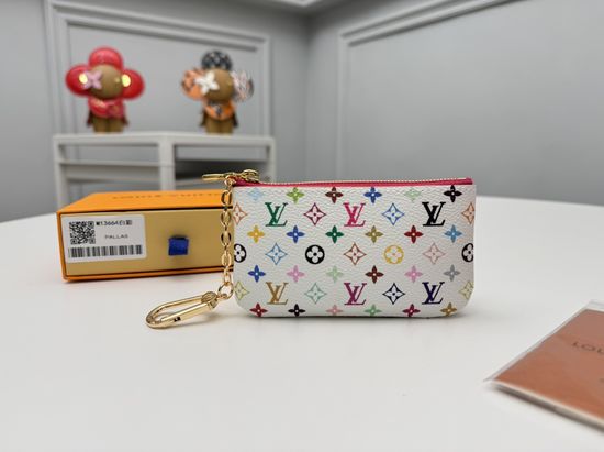 Louis Vuitton Takashi Murakami Printed Zipped Key Pouch M13664