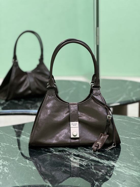 Prada Runway Leather Top Handle Bag 1BG563