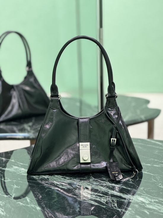 Prada Runway Leather Top Handle Bag 1BG563