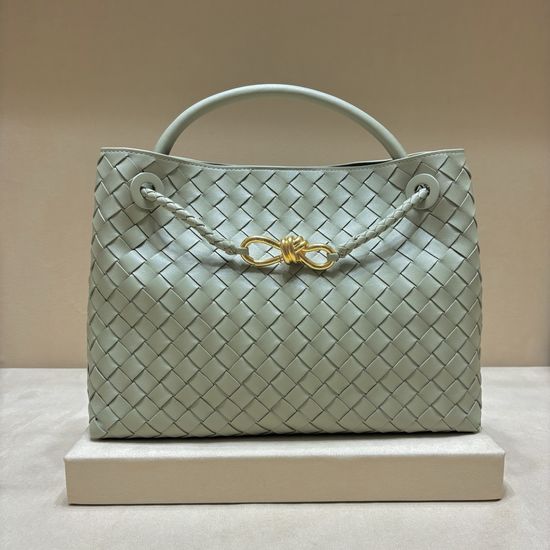 Bottega Veneta Andiamo Woven Leather Bag 8463