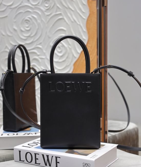 Loewe Standard A5 Tote Leather Handbag A563