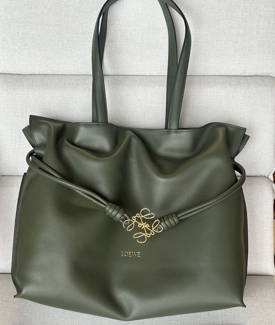 Loewe Flamenco Nappa Leather Clutch 11049A
