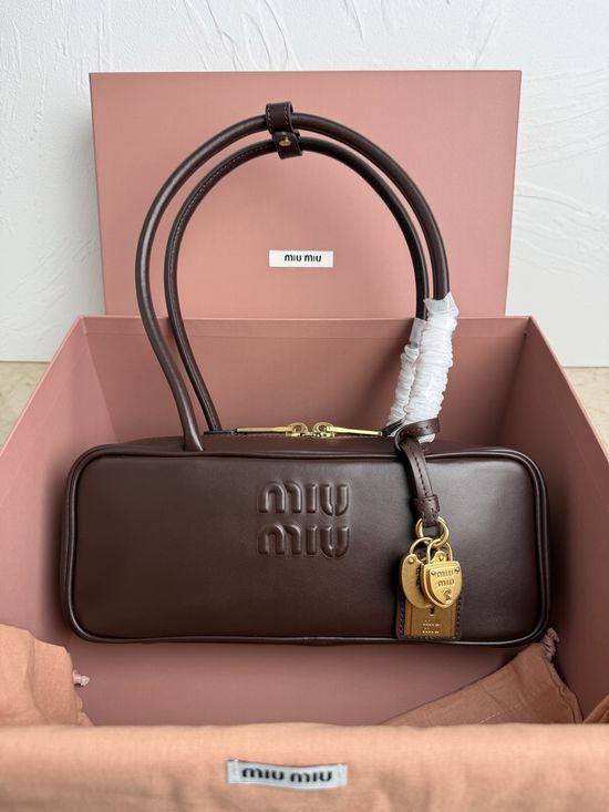Miu Miu Beau Leather Top Handle Bag 5BB173