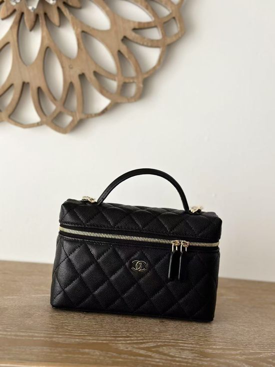 Chanel LP Box Bag with Light Gold Clasp, No.66035