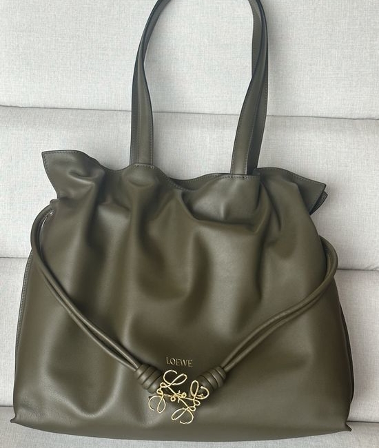 Loewe Flamenco Large Nappa Leather Clutch Bag 11049A