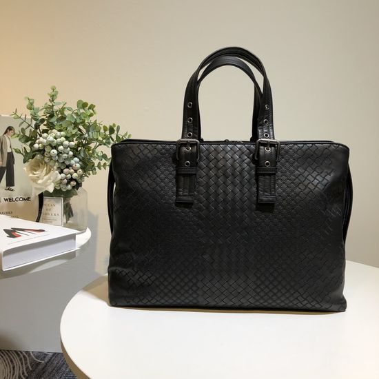 Bottega Veneta Woven Embroidered Shopping Bag 6480