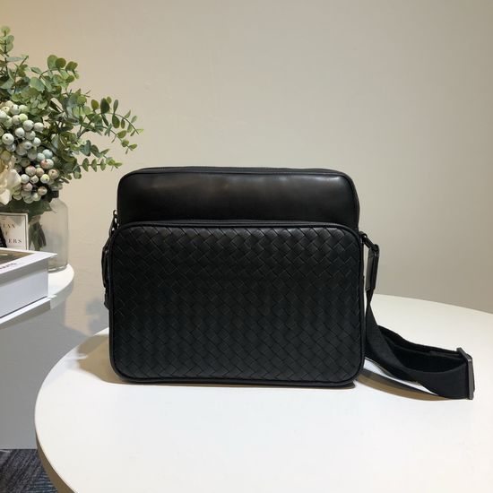 Bottega Veneta Woven Leather Messenger Bag