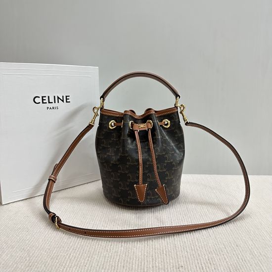 Celine CLARA Drawstring Bucket Bag 121672