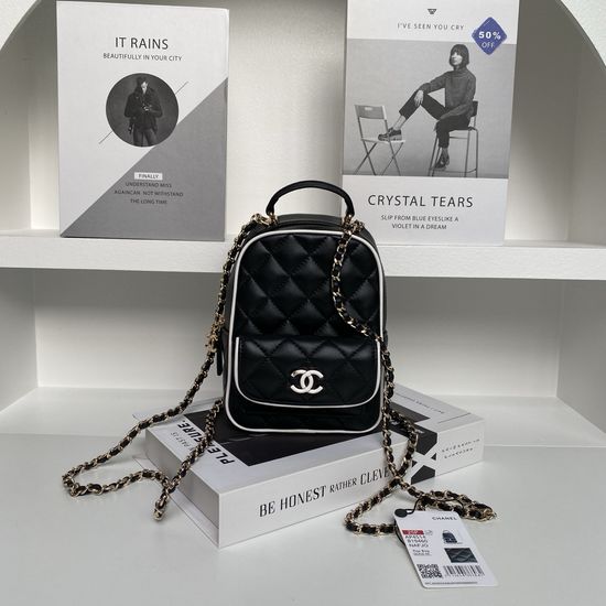 Chanel Lambskin Quilted Backpack AP3853