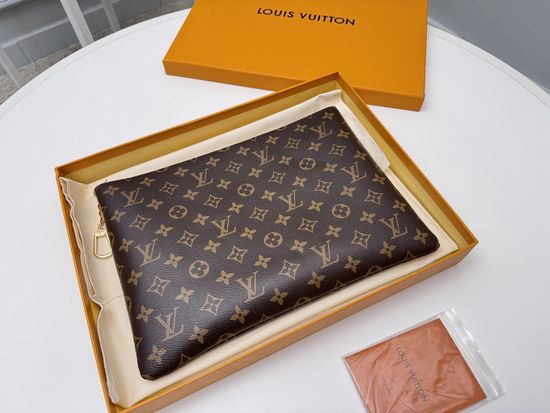 Louis Vuitton Pochette Cles Classic Monogram Clutch M13561