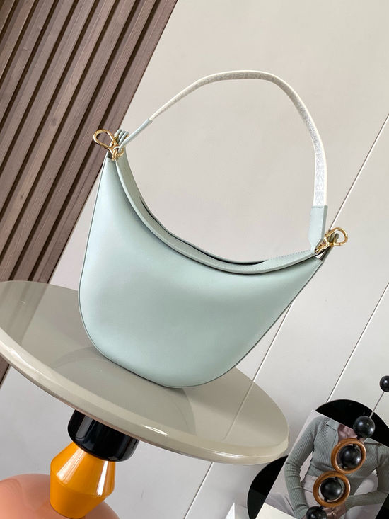 Loewe Luna Hobo Satin Calfskin Handbag 9072