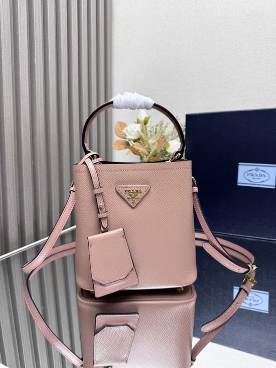 Prada Saffiano Mini Bucket Bag 1BA217